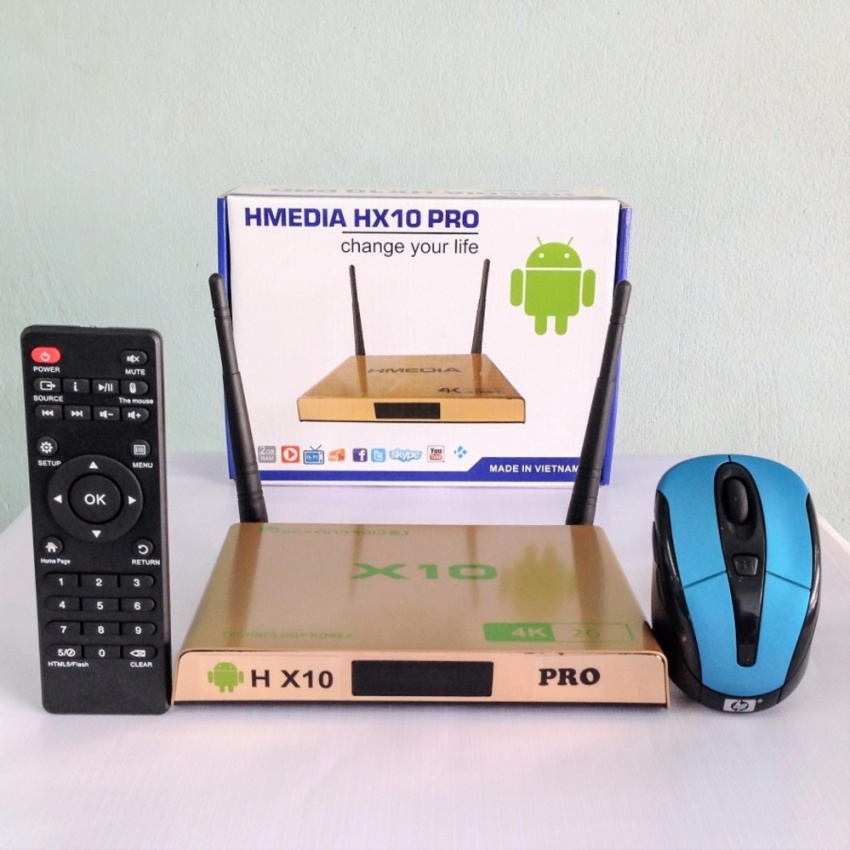 BỘ ANDROID TV BOX CHÍNH HÃNG RAM 2G, 2 RÂU KÈM CHUỘT (LH: 0987.828.993)